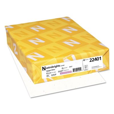 ASTROBRIGHTS Colored Cardstock, 65 lb., 8.5 in. x 11 in., White, 250-Pack