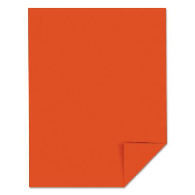 Image showing  Colored Paper, 24 lb., 8.5 in. x 11 in., Orange, 500-Pack