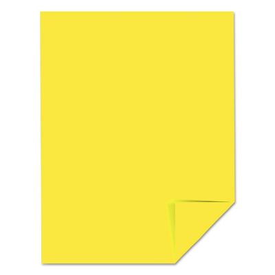 Image showing  Colored Paper, 24 lb., 8.5 in. x 11 in., Lemon, 500-Pack