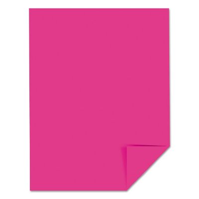 Image showing  Colored Paper, 24 lb., 8.5 in. x 11 in., Fuchsia, 500-Pack