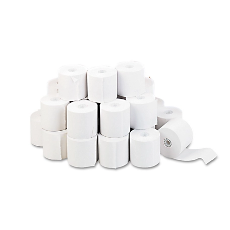 Universal Impact and Inkjet Print Bond Paper Rolls, 0.5 in. Core, 2.25 in. x 150 ft., White, 100 pk.