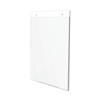 Image showing 6 th Deflecto Classic Image Wall-Mount Sign Holder, 8.5 in. x 11 in., Clear