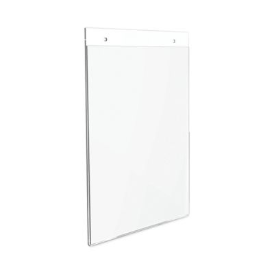 Image showing 7 th Deflecto Classic Image Wall-Mount Sign Holder, 8.5 in. x 11 in., Clear