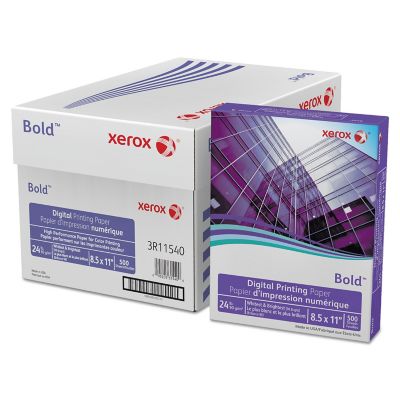 Image showing 1 th Xerox Bold Digital Printing Paper, 98 Brightness, 24 lb., 8.5 in. x 11 in., White, 500-Pack