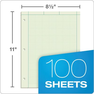 Image showing  Engineering Computation Pads, 8.5 in. x 11 in., Green Tint, 100-sheets