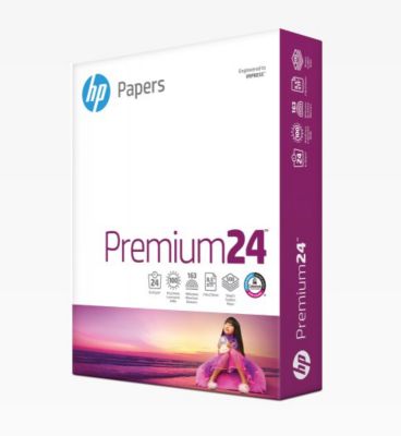 Image showing 8 th HP Papers Premium Paper, 98 Brightness, 24 lb., 8.5 in. x 11 in., Ultra White
