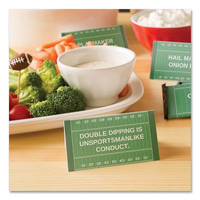 Image showing  Small Tent Cards, White, 2 in. x 3-1/2 in., 160-Pack