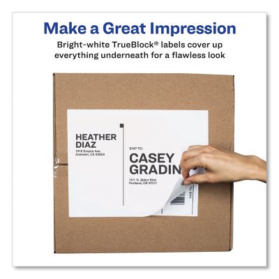 Image showing  Shipping Labels with TrueBlock Technology, 8.5 in. x 11 in., White, 100-Pack