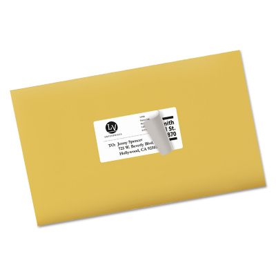 Image showing 8 th Avery Shipping Labels with TrueBlock Technology, 2 in. x 4 in., White, 100-Pack