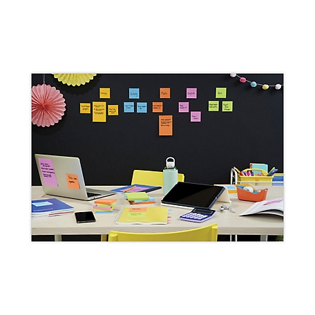 Post-it Notes Super Sticky Note Pads in Rio de Janeiro Colors, 4