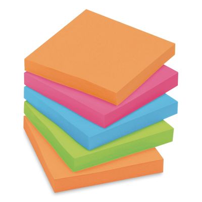 Image showing  Note Pads in Rio de Janeiro Colors, 3 in. x 3 in., 70 Sheets, 24-Pack