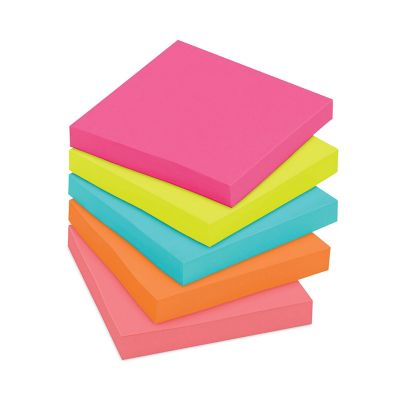 Image showing  Original Note Pads in Cape Town Colors, 3 in. x 3 in., 100 Sheets, 14-Pack