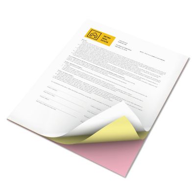 Image showing  Revolution Carbonless 3-Part Paper, 8.5 in. x 11 in., Pink/Canary/White, 5,010-Pack