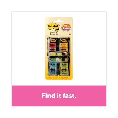 Image showing  Arrow Message Page Flags, 1 in. W