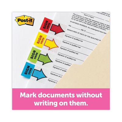 Image showing  Arrow Message Page Flags, 1 in. W