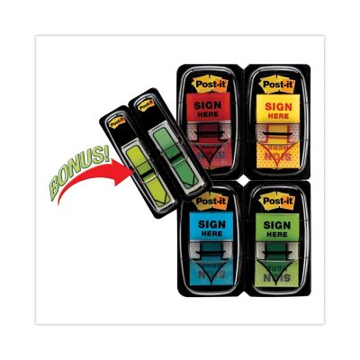 Image showing 6 th Post-it Flags Arrow Message Page Flags, 1 in. W