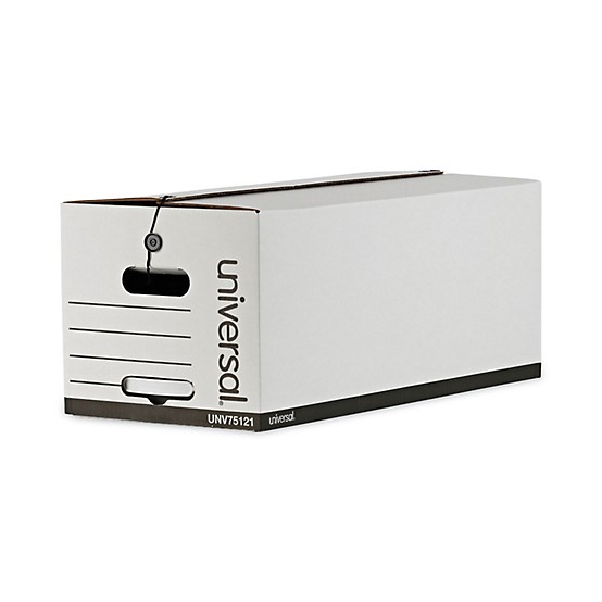 Deluxe Quick Set-up String-and-Button Boxes, Letter Files, White, 12/Carton Deluxe Quick Set-up String-and-Button Boxes, Letter Files, White, 12/Carton