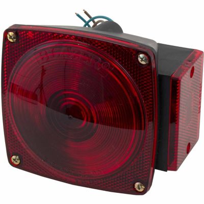 Hopkins Towing Solutions 5-1/4 in. 12V 6-Function Square Stop/Tail/Turn Light, Fits Trailers Under 80 in. W