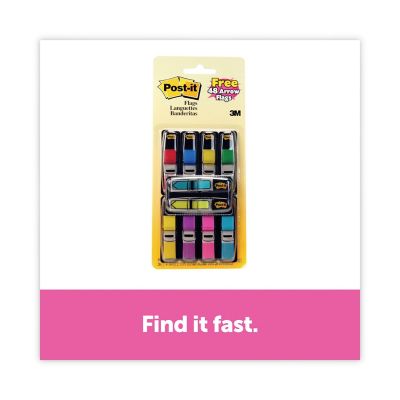 Image showing  Page Flag Value Pack, 0.5 in. x 1.75 in., Assorted