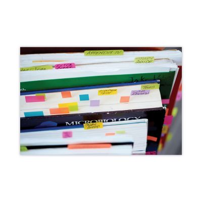 Image showing 8 th Post-it Flags Page Flag Value Pack, 0.5 in. x 1.75 in., Assorted