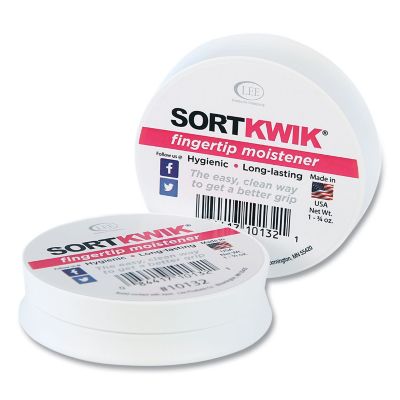 Lee Sortkwik Fingertip Moisteners, 1-3/4 oz., Pink, 2-Pack