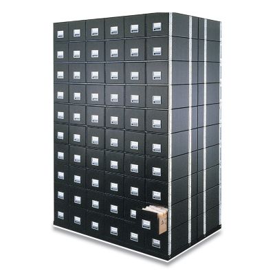 Image showing  Staxonsteel Maximum Space-Saving Storage Drawers, Letter Files, 14 in. x 25.5 in. x 11.13 in., Black, 6-Pack