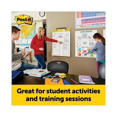 Image showing 5 th Post-it Self-Stick Easel Pads, 25 in. x 30 in., White, 30 Sheets, 2-Pack