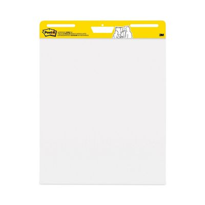 Image showing 8 th Post-it Self-Stick Easel Pads, 25 in. x 30 in., White, 30 Sheets, 2-Pack