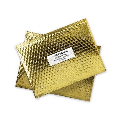 Image showing 7 th Avery Waterproof Address Labels with TrueBlock and Sure Feed Technology, 1 in. x 2.63 in., White, 50-Pack