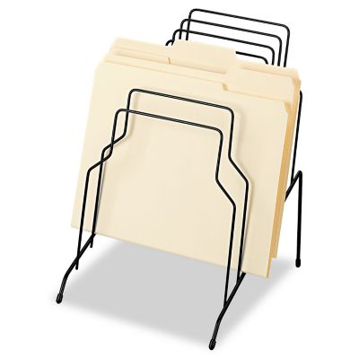Image showing 1 th Fellowes Wire Step File, 8 Sections, Letter/Legal Size, 10.13 in. x 12.13 in. x 11.19 in., Black