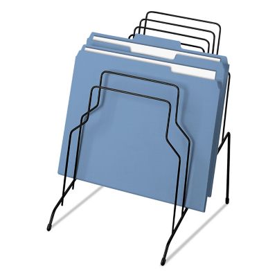 Image showing 2 th Fellowes Wire Step File, 8 Sections, Letter/Legal Size, 10.13 in. x 12.13 in. x 11.19 in., Black