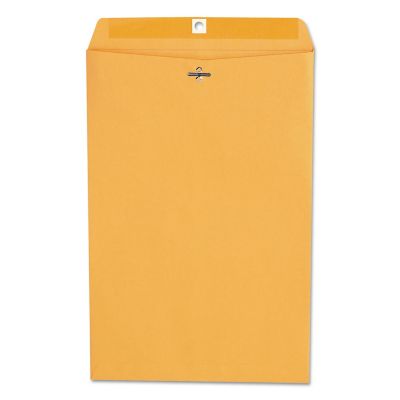 Universal Kraft Clasp Envelopes, Square Flap, Clasp/Gummed Closure, Brown Kraft., 100 pk.