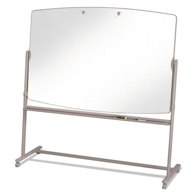 Image showing  Total Erase Reversible Mobile Easel, 72 in. x 48 in., White Surface, Neutral Frame