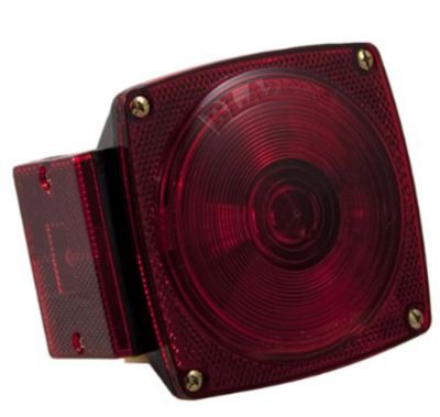 Image showing  5-1/4 in. 12V 7-Function Square Stop/Tail/Turn Light, Fits Trailers Under 80 in. W