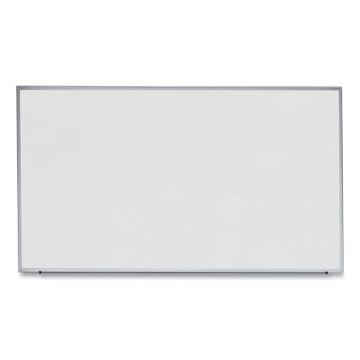 Universal Dry Erase Board, Melamine, Satin-Finished Aluminum Frame, 48 in. x 72 in.