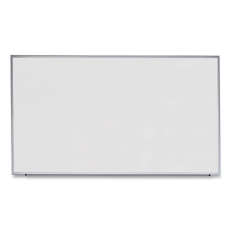 Universal Dry Erase Board, Melamine, Satin-Finished Aluminum Frame, 48 in. x 72 in.