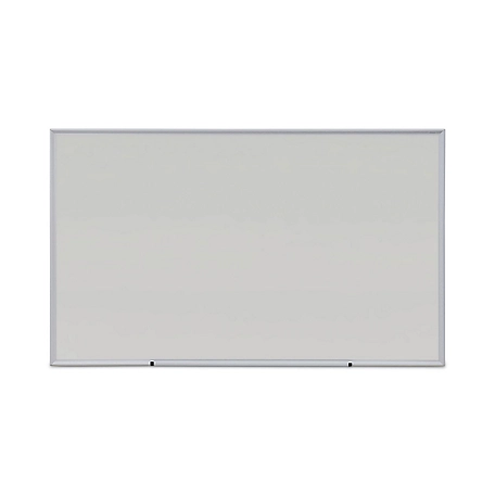 Universal Dry Erase Board, Melamine, Satin-Finished Aluminum Frame, 36 in. x 60 in.