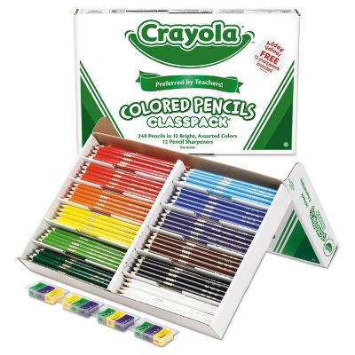 Image showing  Color Pencil Classpack Set, 3.3 mm, 2B (#1), Assorted Lead/Barrel Colors, 252-Pack