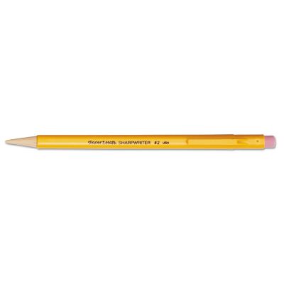 Paper Mate Sharpwriter Mechanical Pencils, 0.7 mm, Classic Yellow Barrel, 12-Pack