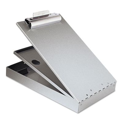 Saunders Cruiser Mate Aluminum Storage Clipboard, 1.5 in. Clip Cap, 8.5 in. x 12 in., Silver