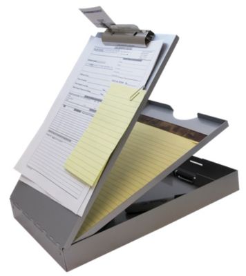 Image showing  Cruiser Mate Aluminum Storage Clipboard, 1.5 in. Clip Cap, 8.5 in. x 12 in., Silver