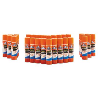 Image showing  Washable School Glue Sticks, 0.24 oz., Applies and Dries Clear, 30-Pack