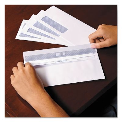 Image showing  Reveal-N-Seal Envelopes, #9, Commercial Flap, Self-Adhesive Closure, White