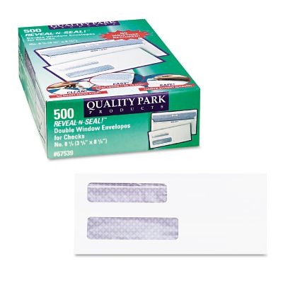 Image showing  Reveal-N-Seal Envelopes, #8, Commercial Flap, Self-Adhesive Closure, White