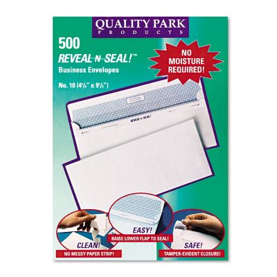 Image showing  Reveal-N-Seal Envelopes, #10, Commercial Flap, Self-Adhesive Closure, White