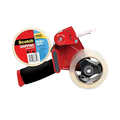 Scotch Packaging Tape Dispenser with 2 Rolls of Tape, 1.88 in. x