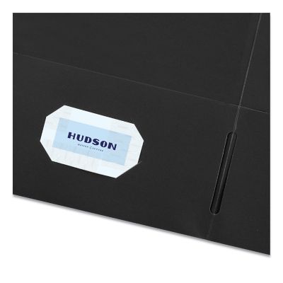 Image showing  2-Pocket Folder, Black, 25-Pack