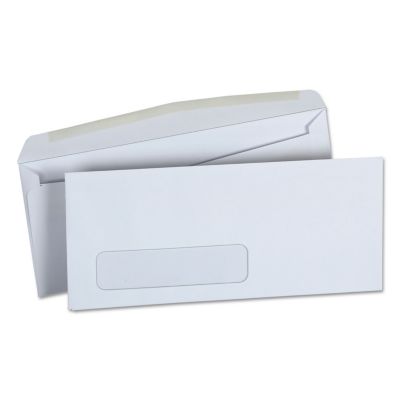 Universal Business Envelopes, #10, Windowed, Monarch Flap, Gummed Closure, 4.13 x 9.5in., White, 500-Pack