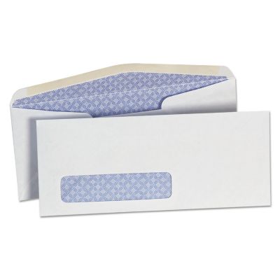 Universal Business Envelopes, #10, Windowed, Commercial Flap, Gummed Closure, 4.13 x 9.5in., White, 500-Pack