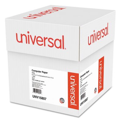 Universal Printout Paper, 1-Part, 20 lb., 9.5 x 11in., White, 2,300-Pack